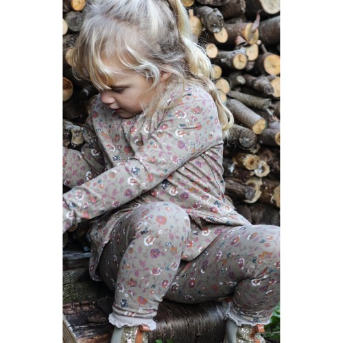 BIRKHOLM Peplum Bluse Blomstersymfoni